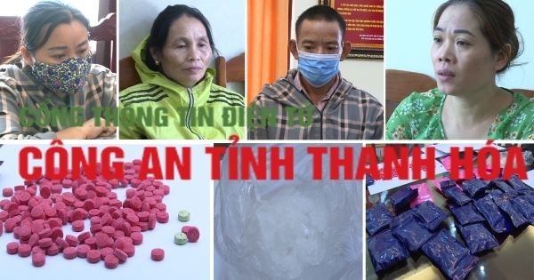Triệt xoá đường dây ma tuý "khủng" từ Lào vào Thanh Hoá, bắt 4 đối tượng