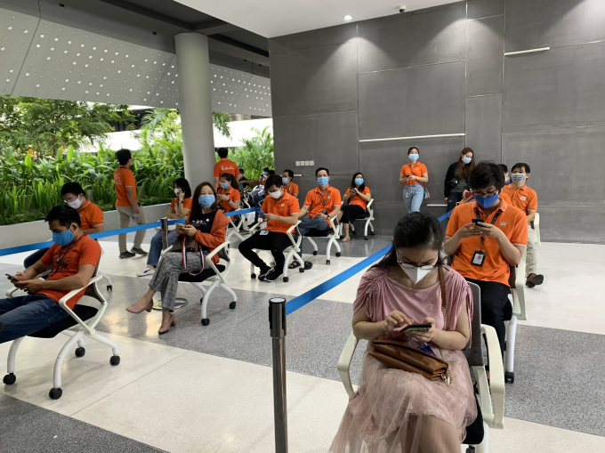 500 nhân viên tại Khu Công nghệ cao TP.Thủ Đức mở đầu chiến dịch tiêm chủng lớn nhất lịch sử