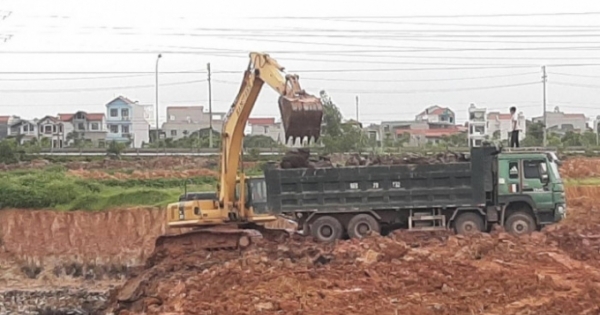 Công ty Cổ phần Đầu tư 379 vận chuyển 240m3 đất ra ngoài dự án, bị xử phạt 120 triệu đồng