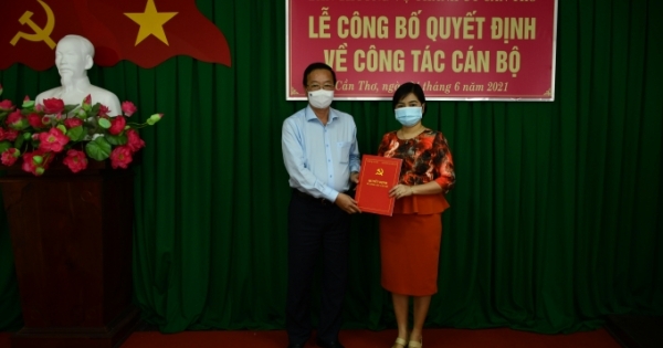 Bà Trần Hồng Thắm làm Phó trưởng Ban Tuyên giáo Thành uỷ Cần Thơ