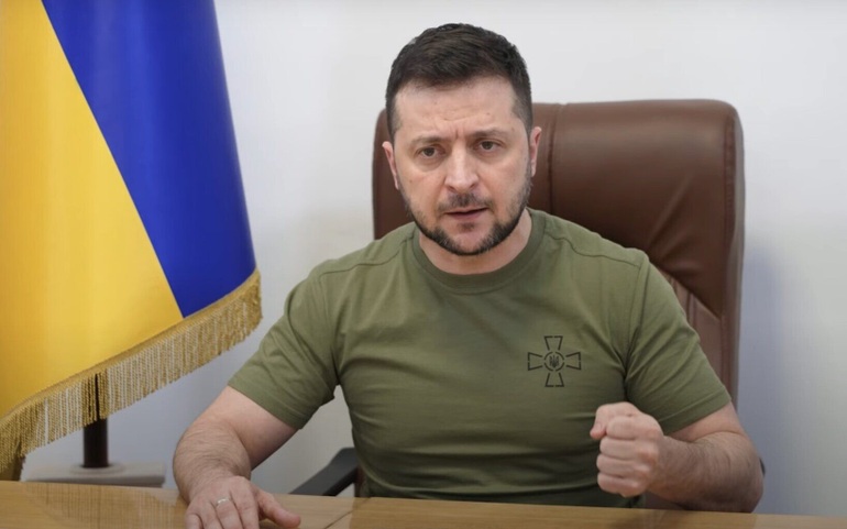 Tổng thống Ukraine Volodymyr Zelensky (Ảnh: Times of Israel).