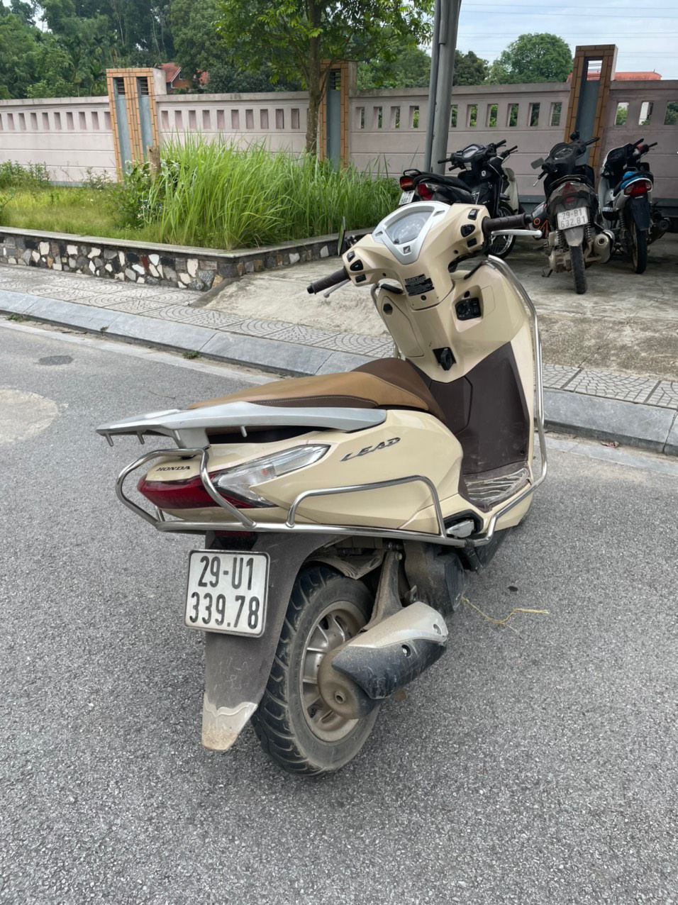 Chiếc xe máy đối tượng dùng làm phương tiện gây án