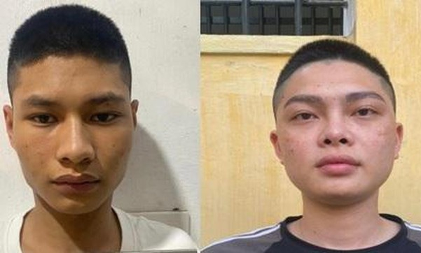 Thành và Hiện (từ trái qua) đứng ra môi giới mại dâm để hưởng lợi. Ảnh: CAHN