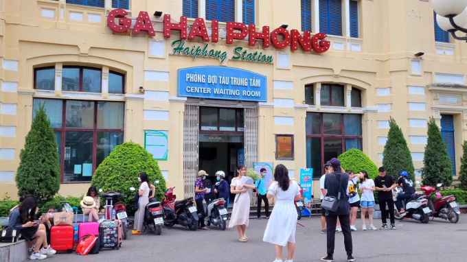 Ga Hải Phòng – điểm check - in quen thuộc của giới trẻ đến Hải Phòng trong thời gian gần đây.