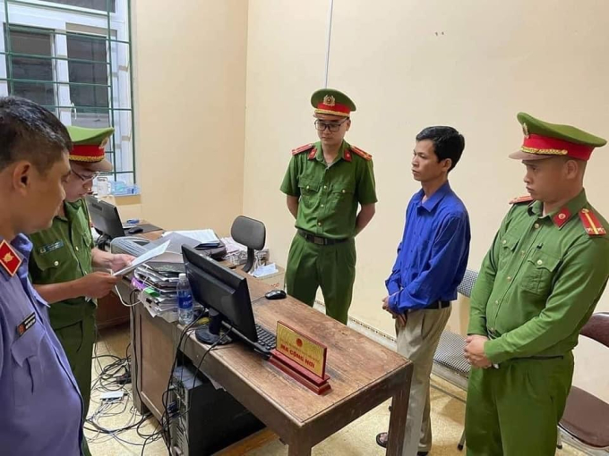 Công an bắt cán bộ địa chính Ma Công Nơi