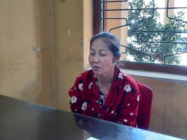 Đối tượng Li&ecirc;n tại cơ quan c&ocirc;ng an. Ảnh: C&ocirc;ng an tỉnh Hải Dương