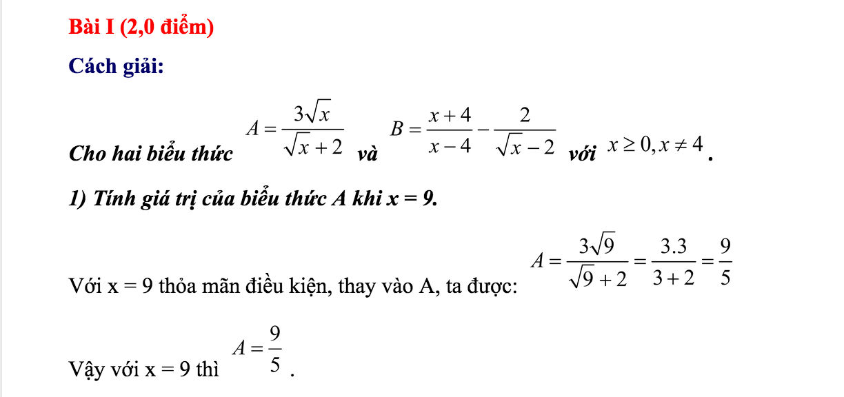 Gợi ý đáp án môn Toán kỳ thi vào lớp 10 của Hà Nội - 2