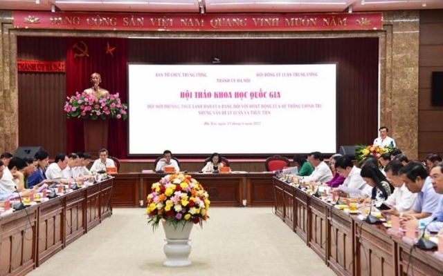 Đổi mới phương thức lãnh đạo và nâng cao năng lực cầm quyền của Đảng