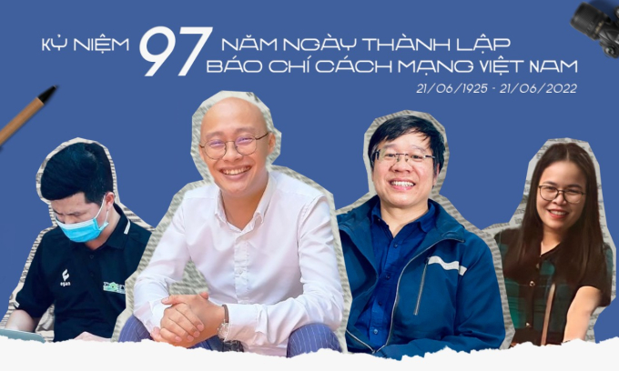 Các nhà báo đang công tác ở cơ quan khác nhau có những tâm sư của mình nhân ngày giỗ nghề 21/6.