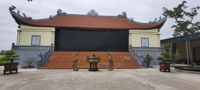 Chùa Linh Quang mới xây dựng.