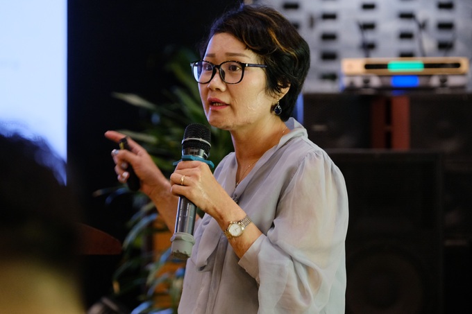 B&agrave; L&ecirc; Thị Lan Phương, c&aacute;n bộ chương tr&igrave;nh Chấm dứt bạo lực với phụ nữ của UN Women (Ảnh: Gia Đo&agrave;n).