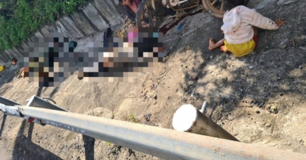 Gia Lai: Xe máy mất phanh khi đổ đèo khiến 1 người tử vong