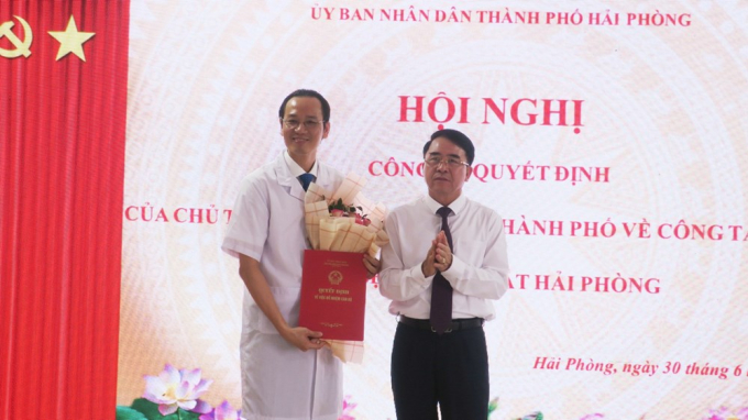 Ông Nguyễn Đức Quân được bổ nhiệm là Giám đốc BV Mắt Hải Phòng.