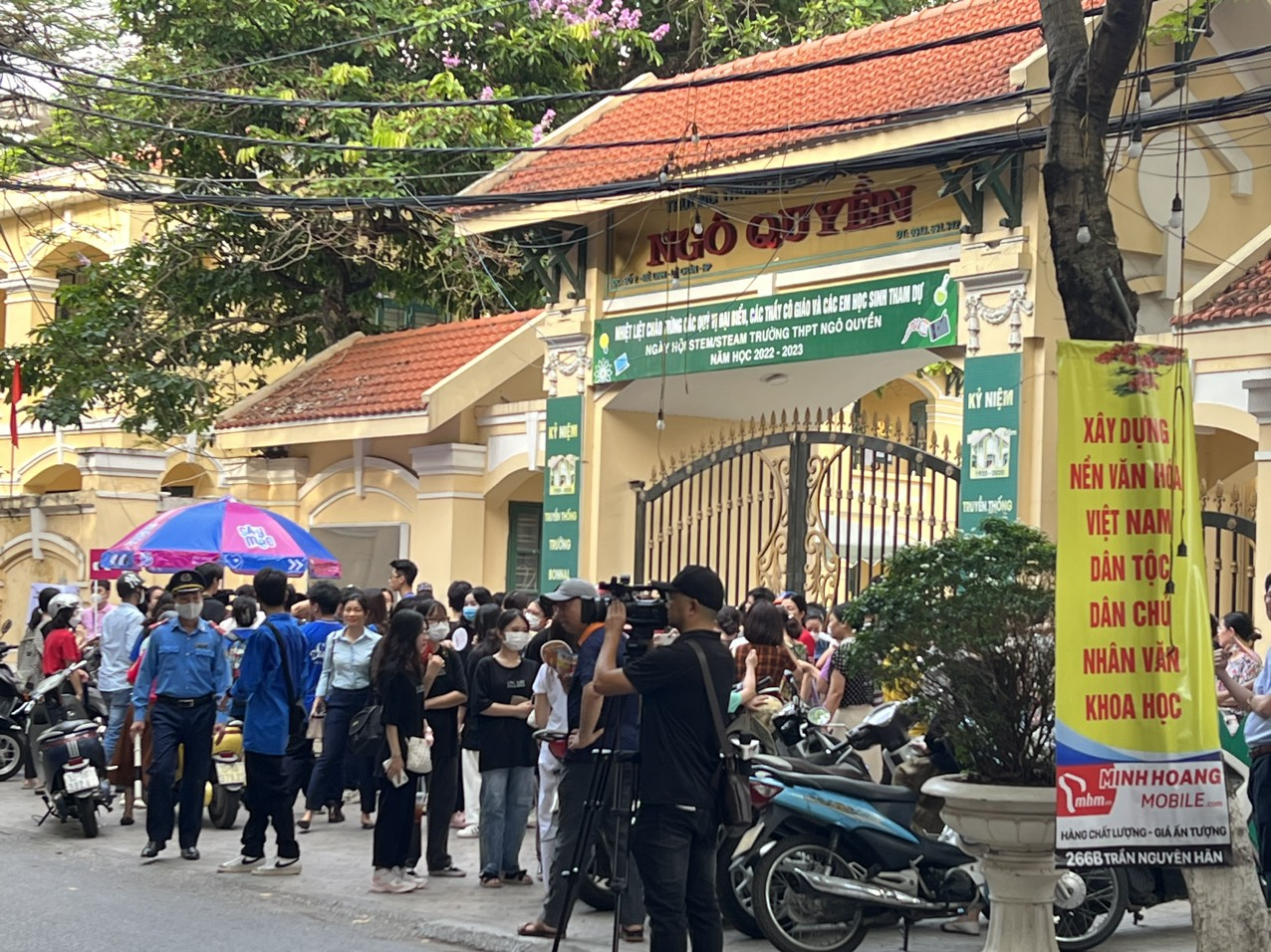 Thời tiết tại Hải Phòng nắng nóng trong ngày thi đầu tiên.