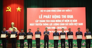 Phát động thi đua chào mừng kỷ niệm 25 năm ngày truyền thống lực lượng Cảnh sát biển Việt Nam