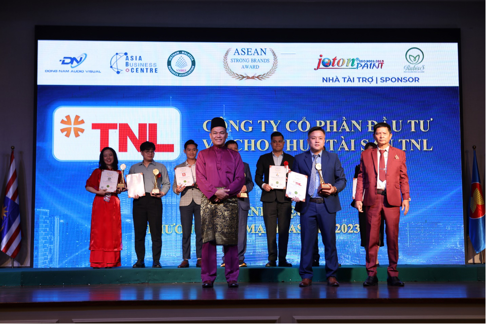 TNL nhận giải thường Top 10 Thượng hiệu mạnh ASEAN 2023.