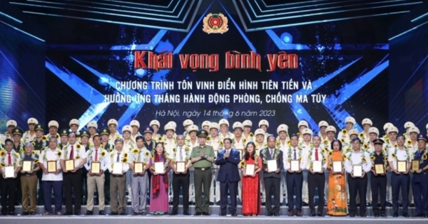 Tôn vinh 75 điển hình tiên tiến trong công tác phòng, chống ma túy 2022