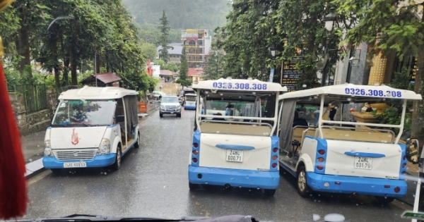 Bát nháo về tình trạng hoạt động xe điện tại Sa Pa