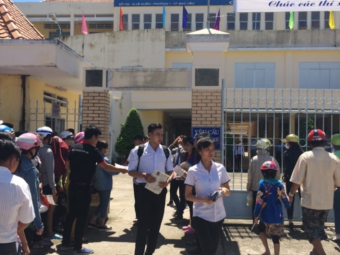 Bạc Li&ecirc;u: Hơn 4.000 th&iacute; sinh bước v&agrave;o kỳ thi tốt nghiệp THPT năm 2016
