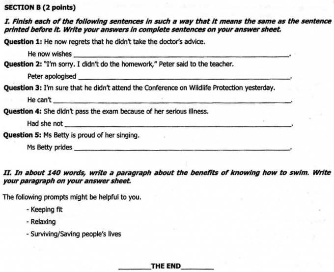Đề thi v&agrave; đ&aacute;p &aacute;n m&ocirc;n Ngoại ngữ kỳ thi THPT Quốc gia 2016