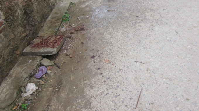 Hiện trường sự việc.