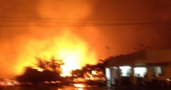 Bình Phước: Cháy lớn tại KCN Minh Hưng 2, ước tính thiệt hại không nhỏ