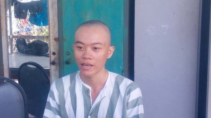 Nguyễn Cao Nh&acirc;n tại cơ quan điều tra.