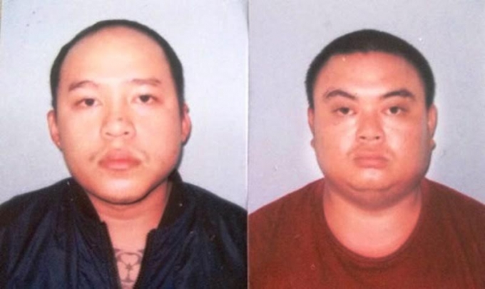 Đức v&agrave; Trọng, 2 đối tượng cầm đầu băng giang hồ.