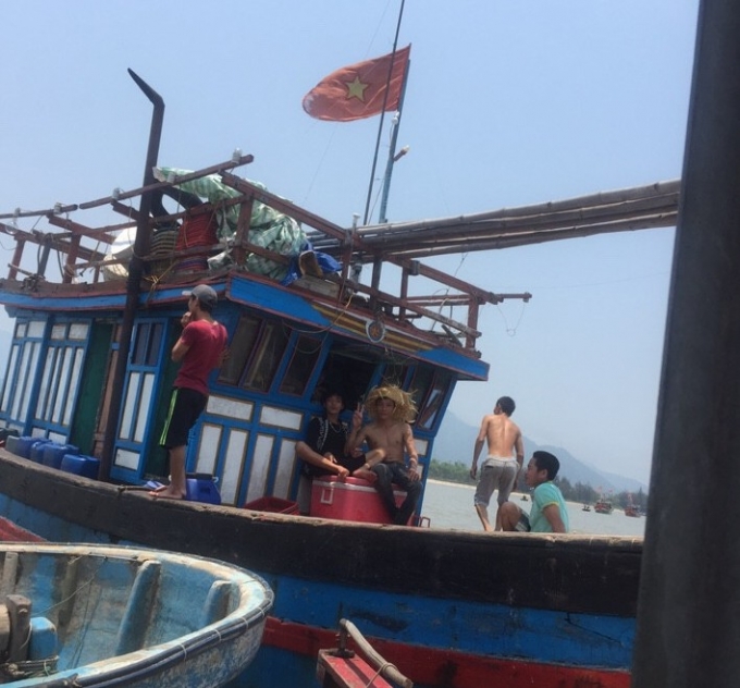 &nbsp; &nbsp; &nbsp; &nbsp; &nbsp; &nbsp; &nbsp; &nbsp; &nbsp; &nbsp; &nbsp; &nbsp; &nbsp; &nbsp;T&agrave;u c&aacute;&nbsp;QB 3917TS trước khi ra khơi v&agrave; bị đ&acirc;m ch&igrave;m.