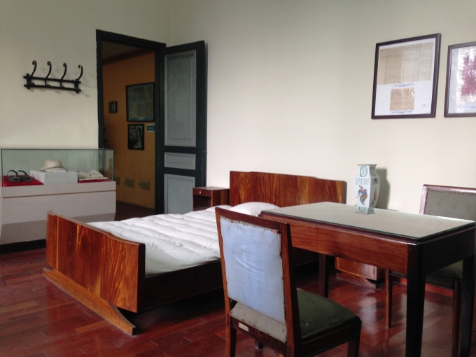 Căn ph&ograve;ng B&aacute;c ở trong 3 lần về thăm c&ocirc;ng nh&acirc;n v&agrave; nh&agrave; m&aacute;y Dệt Nam Định.