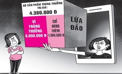 Cảnh báo về việc "Trúng phiếu mua hàng qua điện thoại"