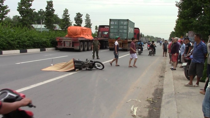 Hiện trường vụ tai nạn