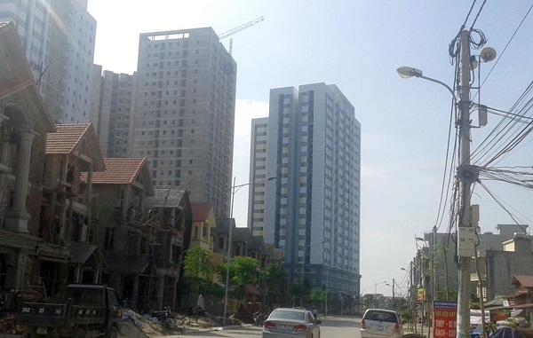 Dự &aacute;n nh&agrave; ở x&atilde; hội Rice City nằm ph&iacute;a T&acirc;y Nam Linh Đ&agrave;m.