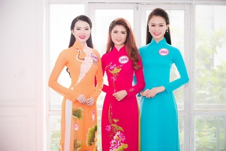 Hậu trường buổi chụp ảnh Top 32 th&iacute; sinh Chung khảo ph&iacute;a Bắc Hoa hậu Việt Nam 2016