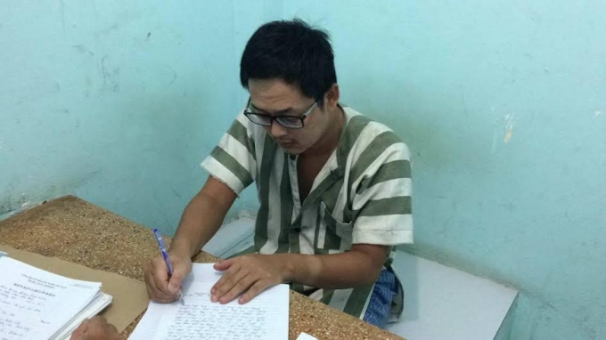 Đối tượng L&acirc;m tại cơ quan điều tra.