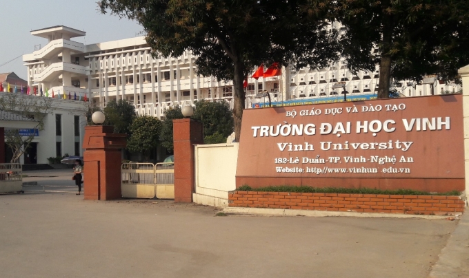 Trường Đại học Vinh nơi xảy ra sự việc.