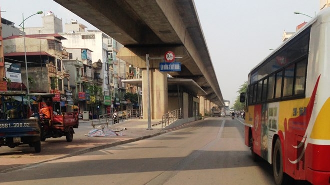 Dự &aacute;n bu&yacute;t nhanh H&agrave; Nội được xem l&agrave; b&agrave;i học quan trọng trong sử dụng vốn vay ưu đ&atilde;i của nước ngo&agrave;i. Ảnh: Sỹ Lực.