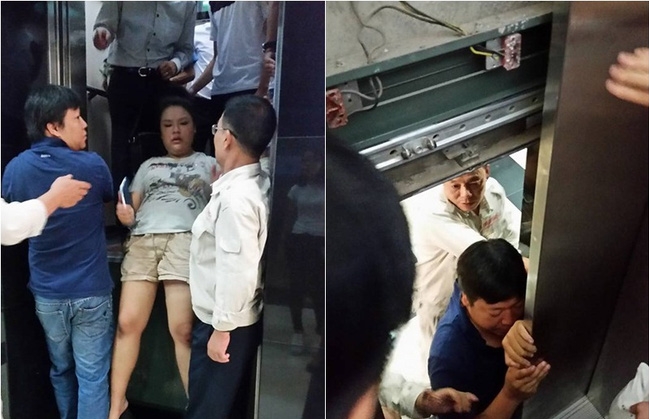 Nhiều người được đưa ra ngo&agrave;i trong t&acirc;m trạng hoảng hốt.