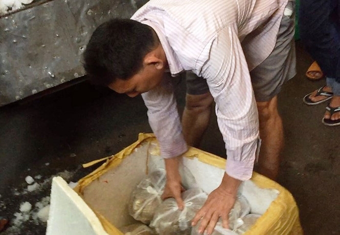 Chả c&aacute; được tẩm ướp h&agrave;n the, formol bị bắt giữ.