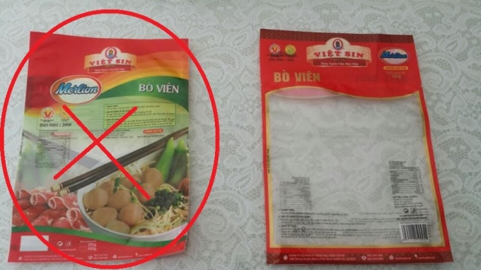 C&ugrave;ng l&agrave; B&ograve; vi&ecirc;n Merlion thế nhưng c&oacute; 2 d&ograve;ng sản phẩm kh&aacute;c nhau, được thiết kế kh&aacute;c nhau, hiện B&ograve; vi&ecirc;n Merlion l&agrave;m theo đơn đặt h&agrave;ng (ảnh c&oacute; dấu X v&ograve;ng tr&ograve;n đỏ) đ&atilde; bị c&ocirc;ng ty ngưng sản xuất v&agrave; thu hồi.