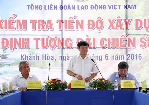 Kh&aacute;nh Ho&agrave;: Tượng đ&agrave;i chiến sĩ Gạc Ma sẽ kh&aacute;nh th&agrave;nh v&agrave;o dịp 2/9