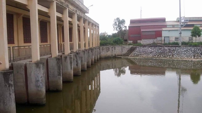 Khu vực ph&aacute;t hiện thi thể c&ocirc; g&aacute;i.