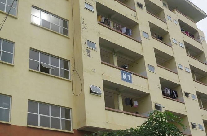 T&ograve;a nh&agrave; k&yacute; t&uacute;c x&aacute; nơi xảy ra sự việc.