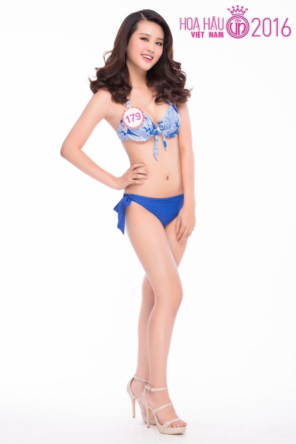 Nguyễn Bảo Ngọc &ndash; SBD 179, cao 165cm, nặng 50kg, số đo 3 v&ograve;ng: 87-63-90