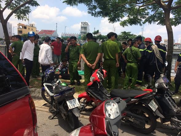 Hiện trường nơi xảy ra vụ đuối nước thương t&acirc;m.