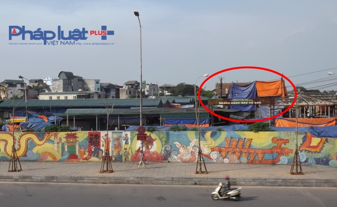 C&ocirc;ng tr&igrave;nh bị tố vi phạm.&nbsp;