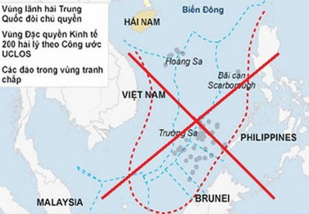 &ldquo;Đường lưỡi b&ograve;&rdquo; của Trung Quốc đ&atilde; bị T&ograve;a quốc tế b&aacute;c bỏ.