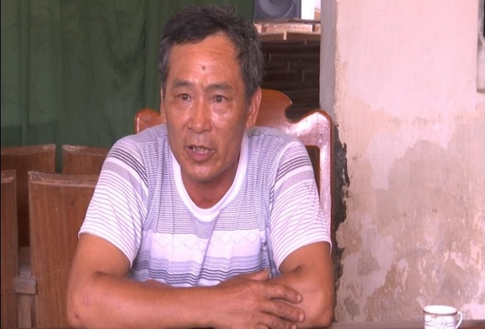 &Ocirc;ng Đỗ Đức Dũng, ngư d&acirc;n th&ocirc;n Lỗ Trường&nbsp;(x&atilde; Thụy Trường, huyện Th&aacute;i Thụy, tỉnh Th&aacute;i B&igrave;nh) n&ecirc;u &yacute; kiến tại buổi l&agrave;m việc.