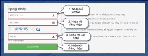 Tất tần tật c&aacute;c bước đăng k&yacute; x&eacute;t tuyển trực tuyến năm 2016