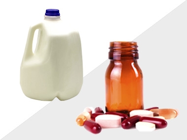 Thuốc kh&aacute;ng sinh v&agrave; c&aacute;c sản phẩm từ sữa